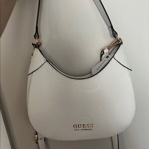Guess White Shoulder Bag